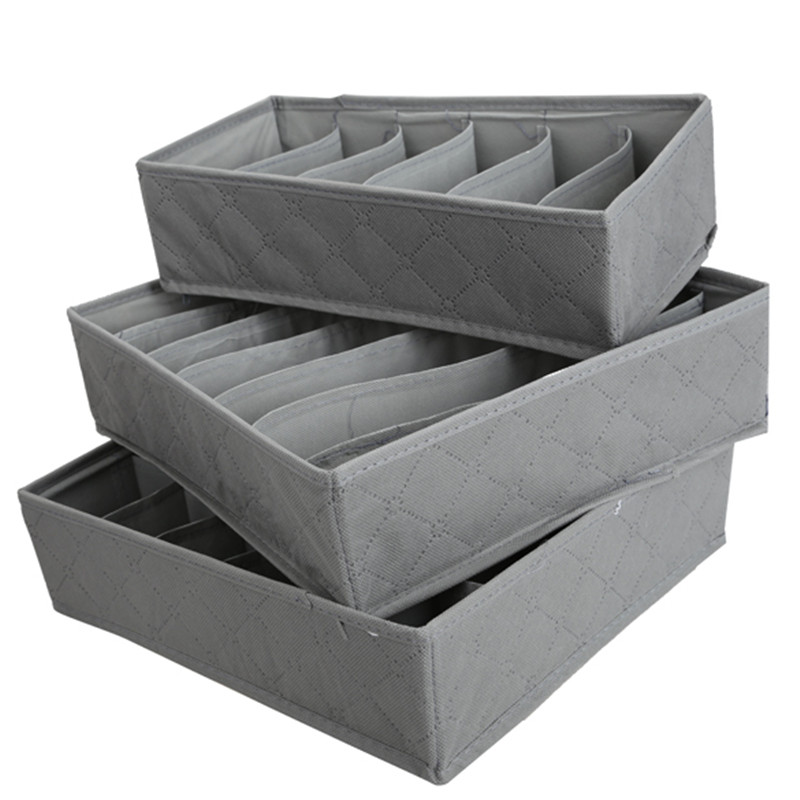 귡 ӿ     ̴ ̳ -30   3in 1 丮 ڽ/3in 1 Storage Boxes For Bra Underwear Folding Closet Organizer Drawer Divider Container -30